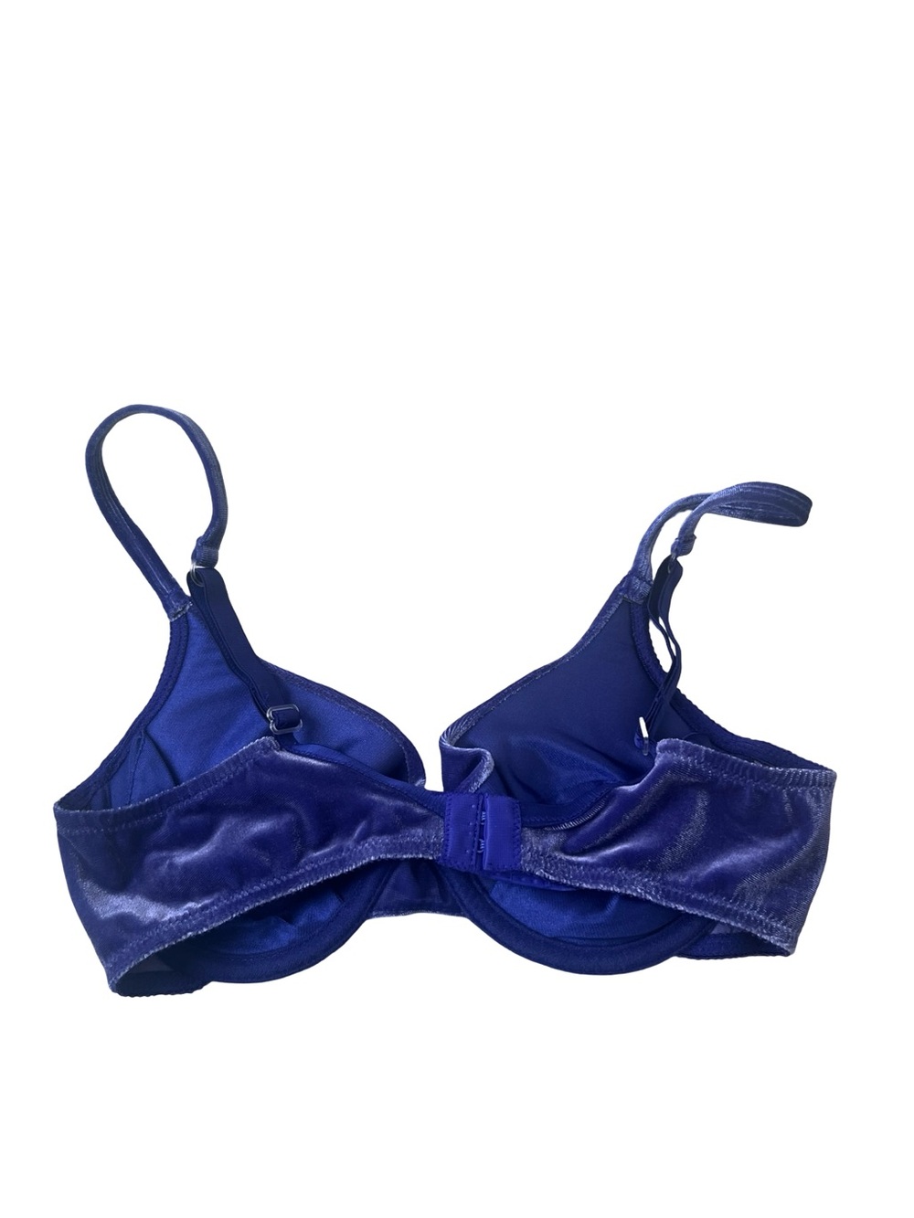 Victoria’s Secret 34B Satin Underwire Demi Bra Indigo Purple  Y2K - Picture 3 of 11